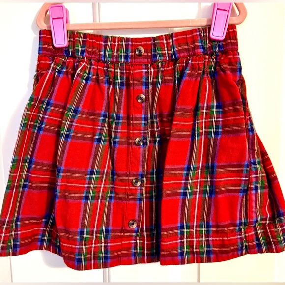 Mini Boden Red and Blue Plaid Skirt - Picture 4 of 4